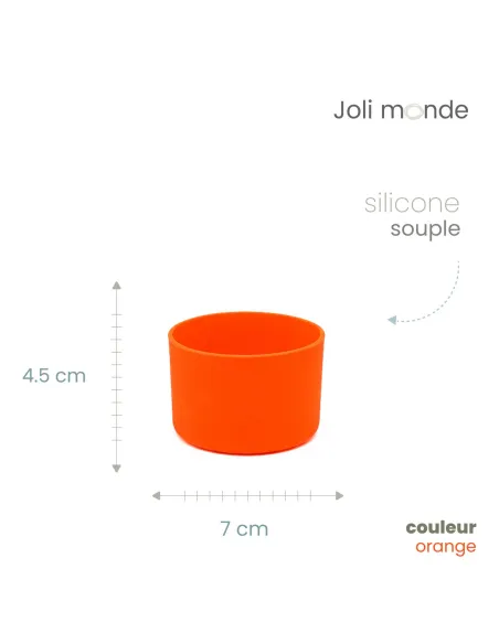 Base anti-choc pour gourde diamètre 7 cm de chez Joli Monde exclusivité sans-bpa.com