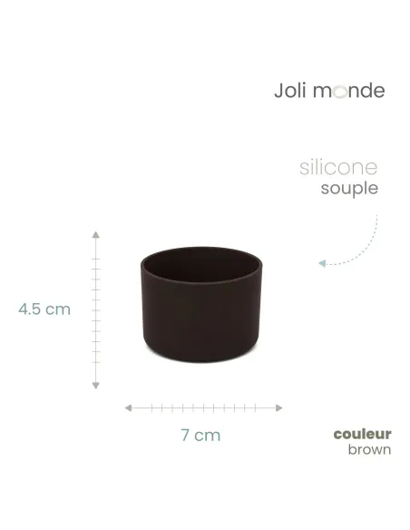 Base anti-choc pour gourde diamètre 7 cm de chez Joli Monde exclusivité sans-bpa.com