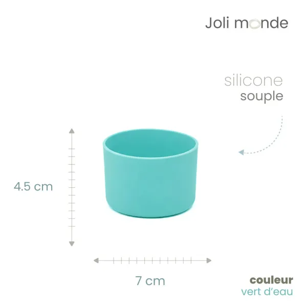 Base anti-choc pour gourde diamètre 7 cm de chez Joli Monde exclusivité sans-bpa.com