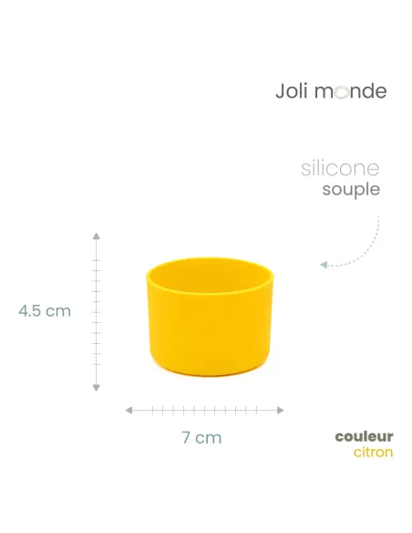 Base anti-choc pour gourde diamètre 7 cm de chez Joli Monde exclusivité sans-bpa.com