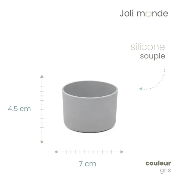 Base anti-choc pour gourde diamètre 7 cm de chez Joli Monde exclusivité sans-bpa.com