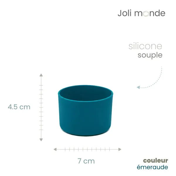 Base anti-choc pour gourde diamètre 7 cm de chez Joli Monde exclusivité sans-bpa.com