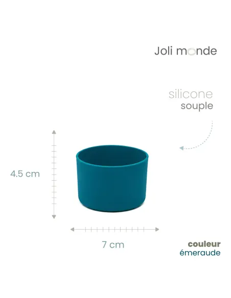 Base anti-choc pour gourde diamètre 7 cm de chez Joli Monde exclusivité sans-bpa.com