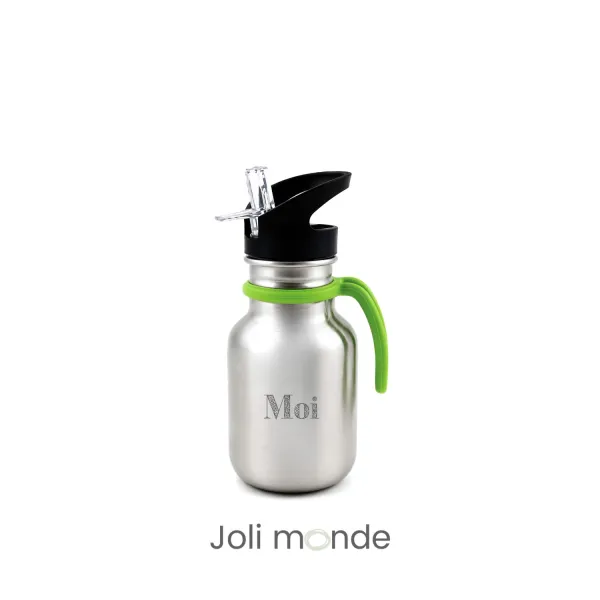 Personnalisez votre gourde sport !
Bouchon paille inox 18/8 simple paroi 350 ml Joli MOnde