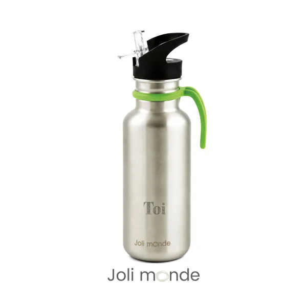Personnalisez votre gourde sport !
Bouchon paille inox 18/8 simple paroi 600 ml Joli MOnde