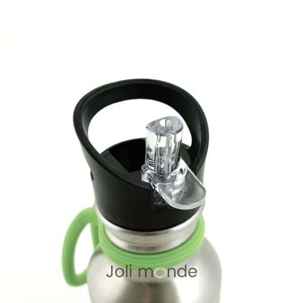 Bouchon sport avec paille intégrée amovible pour Gloup Classique et Klean Kanteen . Joli Monde