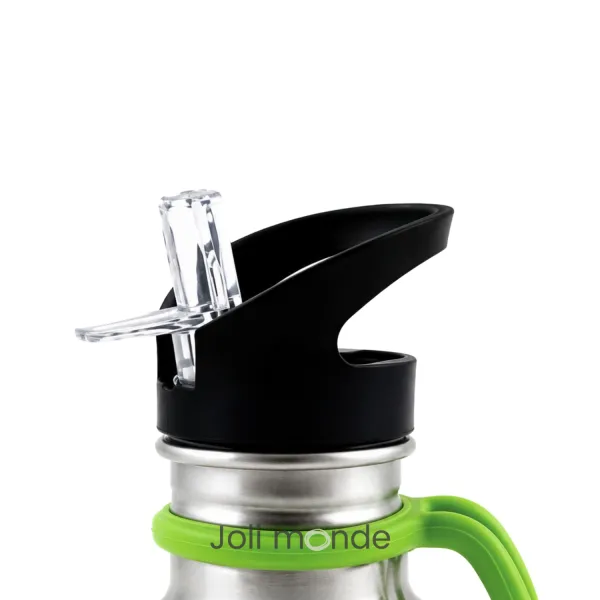 Bouchon sport avec paille intégrée amovible pour Gloup Classique et Klean Kanteen . Joli Monde