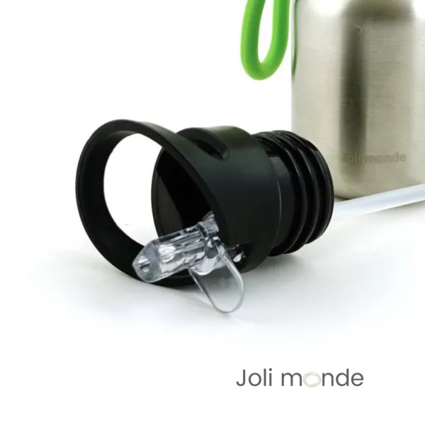 Bouchon sport avec paille intégrée amovible pour Gloup Classique et Klean Kanteen . Joli Monde