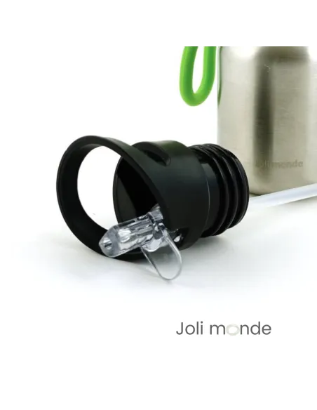 Bouchon sport avec paille intégrée amovible pour Gloup Classique et Klean Kanteen . Joli Monde