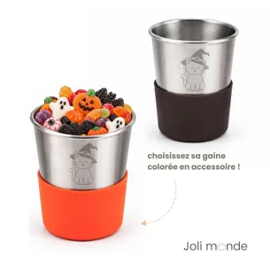 Timbale inox 200 ml Halloween - JOLI MONDE | Sans BPA