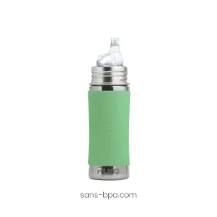 Biberon anti-fuite inox 325 ml - Moss
