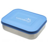 Boite inox 4 compartiments - QUAD AZUR - LUNCHBOTS