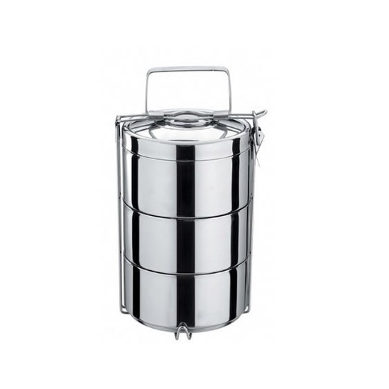 Tiffin tout inox 3 étages isotherme - ONYX