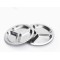 Assiette Inox à compartiments - Grand modèle - Rectangle - ONYX