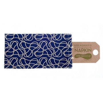 Serviette Set de table coton - Azur - KIDS KONSERVE 2