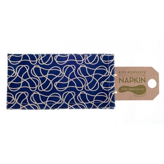 Serviette Set de table coton - Azur - KIDS KONSERVE