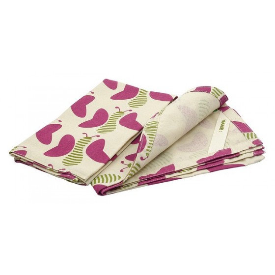 Serviette Set de table coton - Papillons - KIDS KONSERVE