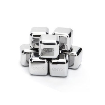 Coffret 6 glaçons cubes inox - ONYX 2