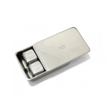 Coffret 6 glaçons cubes inox - ONYX