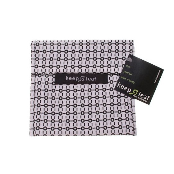 Pochette White & Black - ZOISEAUX - KEEP LEAF
