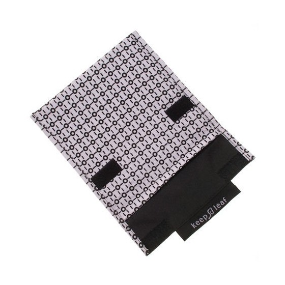 Pochette White & Black - ZOISEAUX - KEEP LEAF