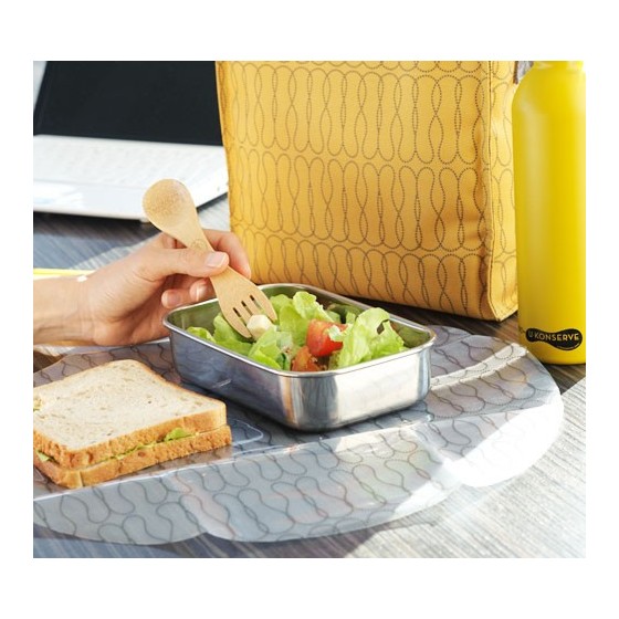 Boite inox rectangle Safran - U Konserve