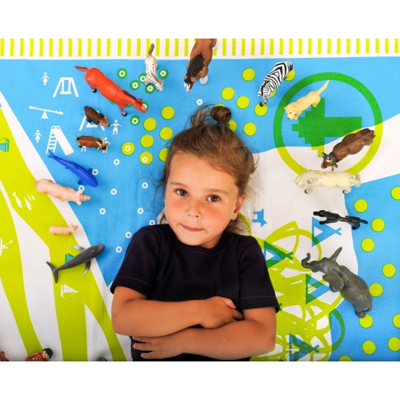 Tapis de jeu Tapikid Vert - DEUZ