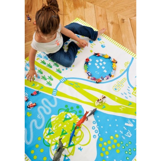 Tapis de jeu Tapikid Vert - DEUZ