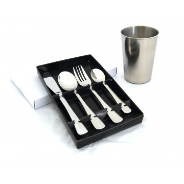 Ensemble Repas inox