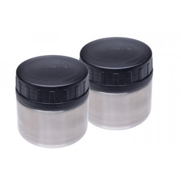 DUO P'TITS POTS - Lot 2 boites hermétiques tout inox - Black - LUNCHBOTS 2