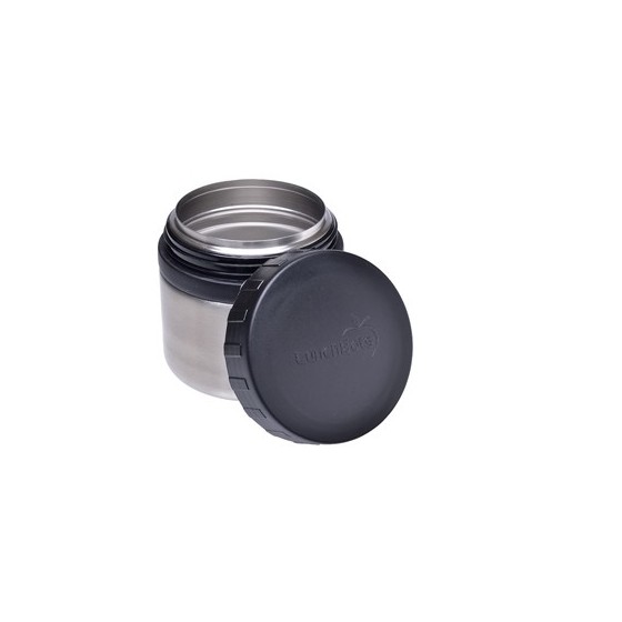 DUO P'TITS POTS - Lot 2 boites hermétiques tout inox - Black - LUNCHBOTS