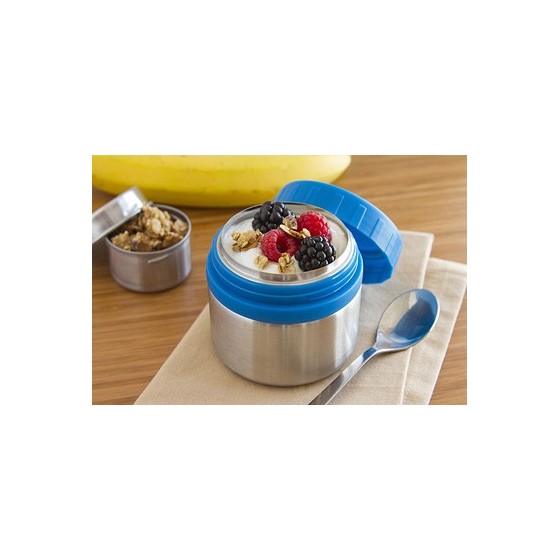 1 boite hermétique tout inox - Bleu - LUNCHBOTS