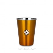 Verre inox - Fleur - ECOCOCOON