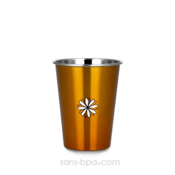 Verre inox - Fleur - ECOCOCOON
