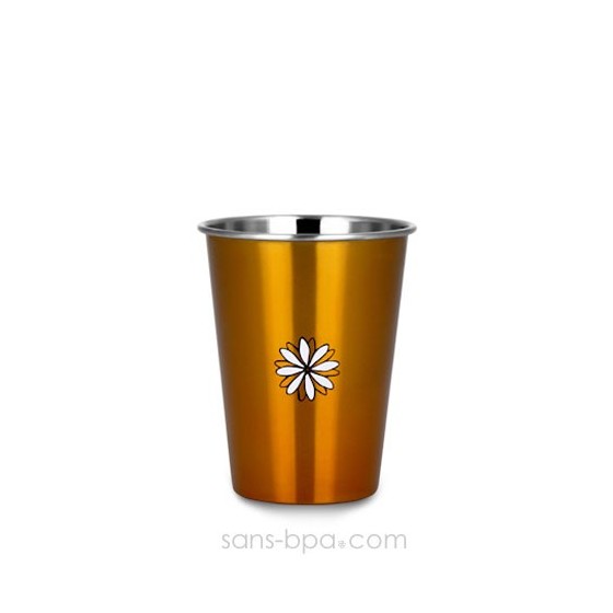 Verre inox - Fleur - ECOCOCOON