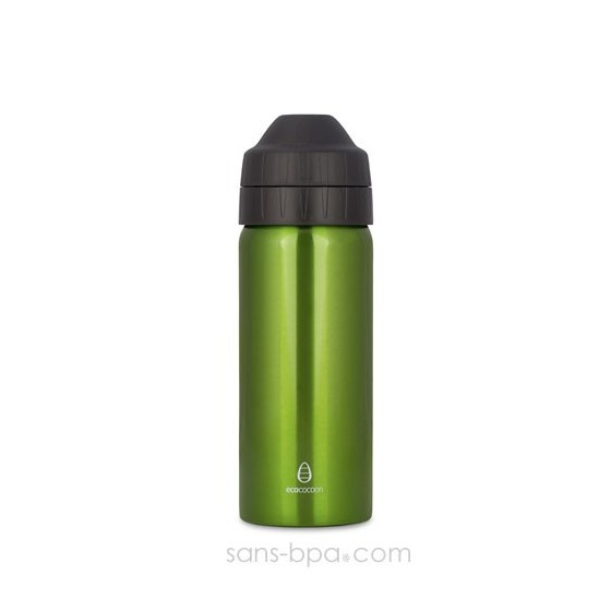 Gourde inox isotherme anti-fuite Cocoon 500 ml - Green - Ecococoon