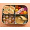 Boite inox 4 compartiments - QUAD AZUR - LUNCHBOTS