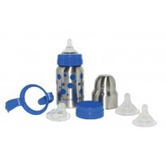 Kit évolutif 270 ml Pois Bleu - Organic Kidz