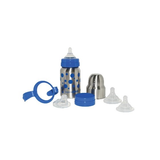 Kit évolutif 270 ml Pois Bleu - Organic Kidz