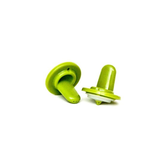 Biberon inox Goulot Etroit 200 ml - POIS VERTS - ORGANIC KIDZ