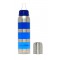 Biberon inox Isotherme Goulot Etroit 270 ml - RAYURES BLEU - ORGANIC KIDZ