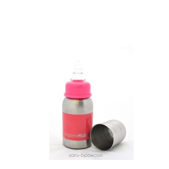 Biberon Little Rose - 120 ml goulot étroit - Organic Kidz
