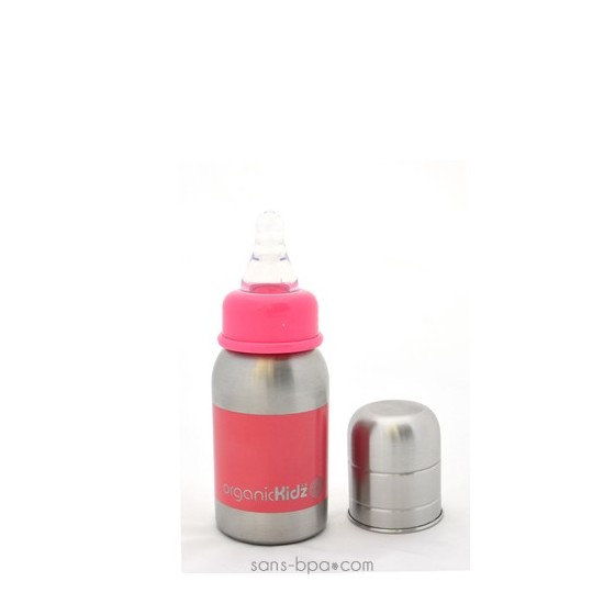 Biberon Little Rose - 120 ml goulot étroit - Organic Kidz