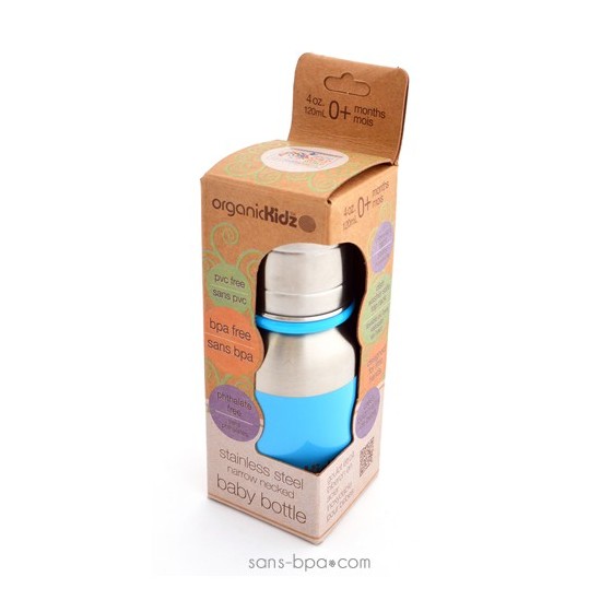 Biberon Little Rose - 120 ml goulot étroit - Organic Kidz