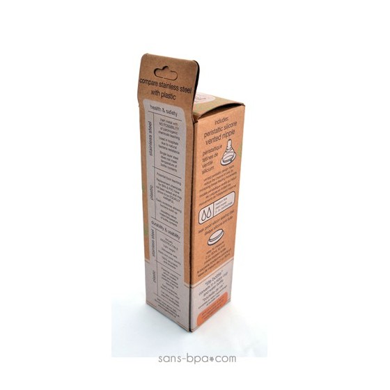 Biberon Little Rose - 120 ml goulot étroit - Organic Kidz