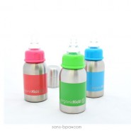 Biberon Little Green - 120 ml goulot étroit - Organic Kidz
