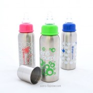 Biberon Baleine- 200 ml goulot étroit - Organic Kidz