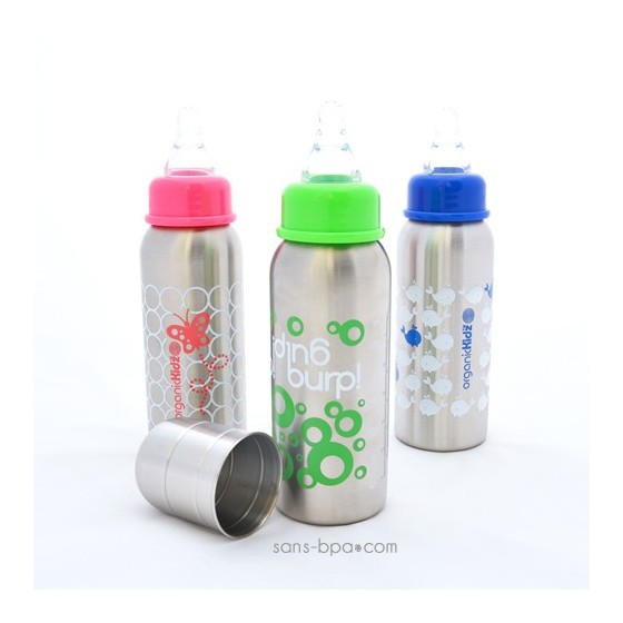 Biberon Baleine- 200 ml goulot étroit - Organic Kidz