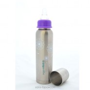 Biberon isotherme Jolie Fleur - 270 ml goulot étroit - Organic Kidz