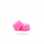 Lot 2 capuchons rose pour biberon Goulot Etroit - Organic Kidz